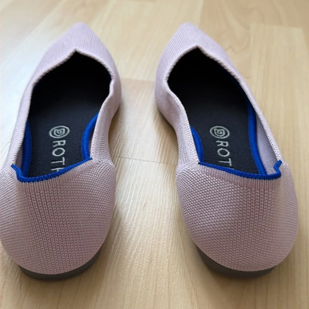 Rothy's Lavender Pointed Toe Flats - Picture 6 of 9
